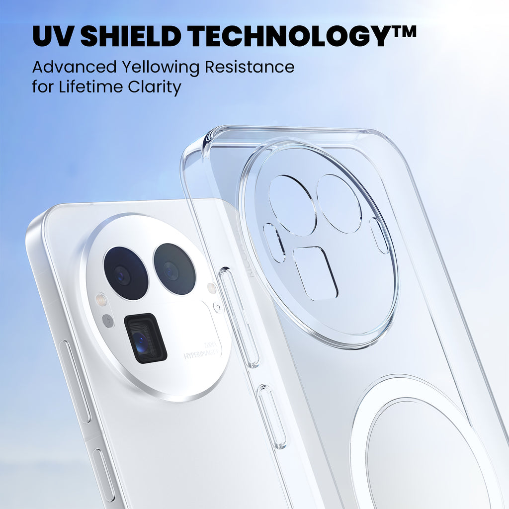 Anti Yellow Magsafe Clear Case for Realme C65