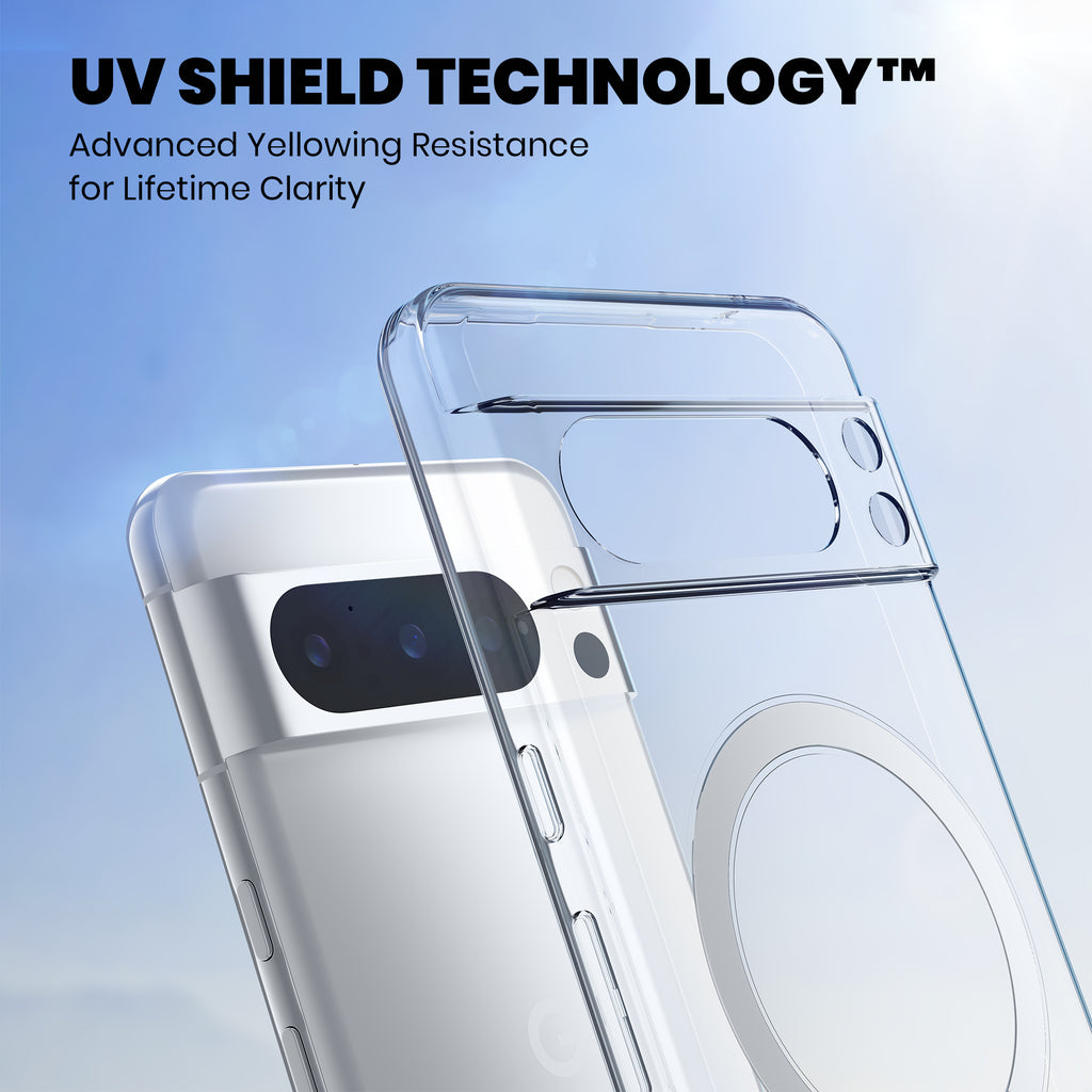 Anti Yellow Magsafe Clear Case for Google Pixel 8 Pro