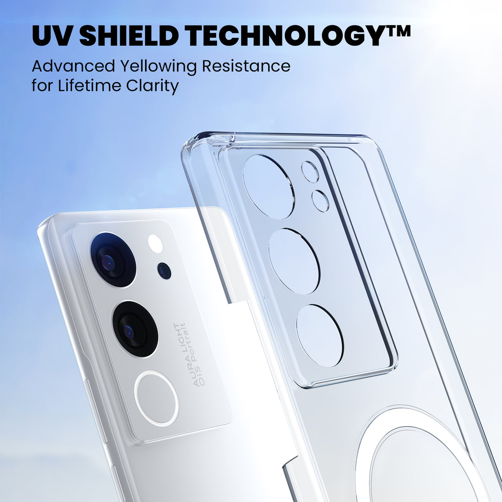 Anti Yellow Magsafe Clear Case for Vivo Y400 Pro