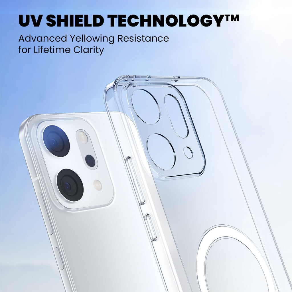 Anti Yellow Magsafe Clear Case for Oppo Reno 14 Pro 5G