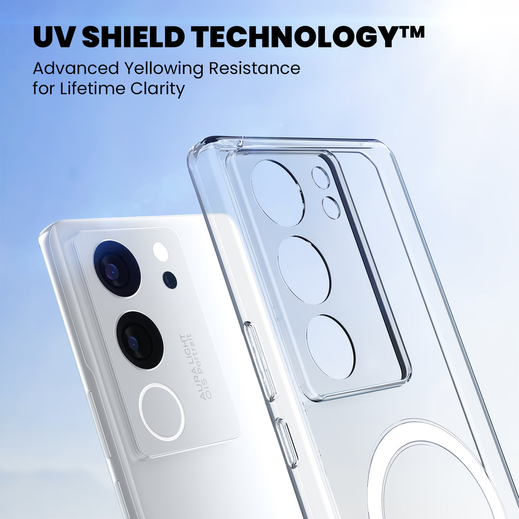 Anti Yellow Magsafe Clear Case for Vivo Y400 5G