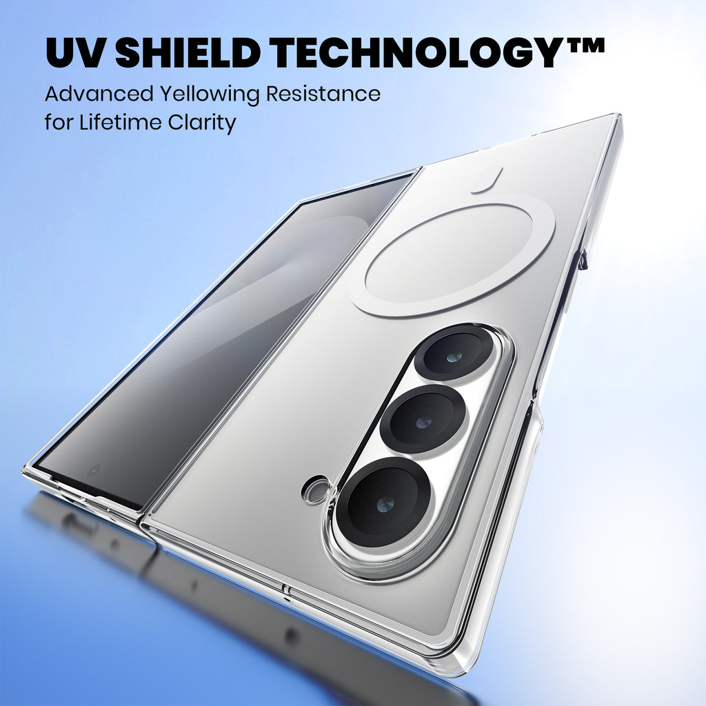 Anti Yellow Magsafe Clear Case for Samsung  Galaxy Z Fold 3