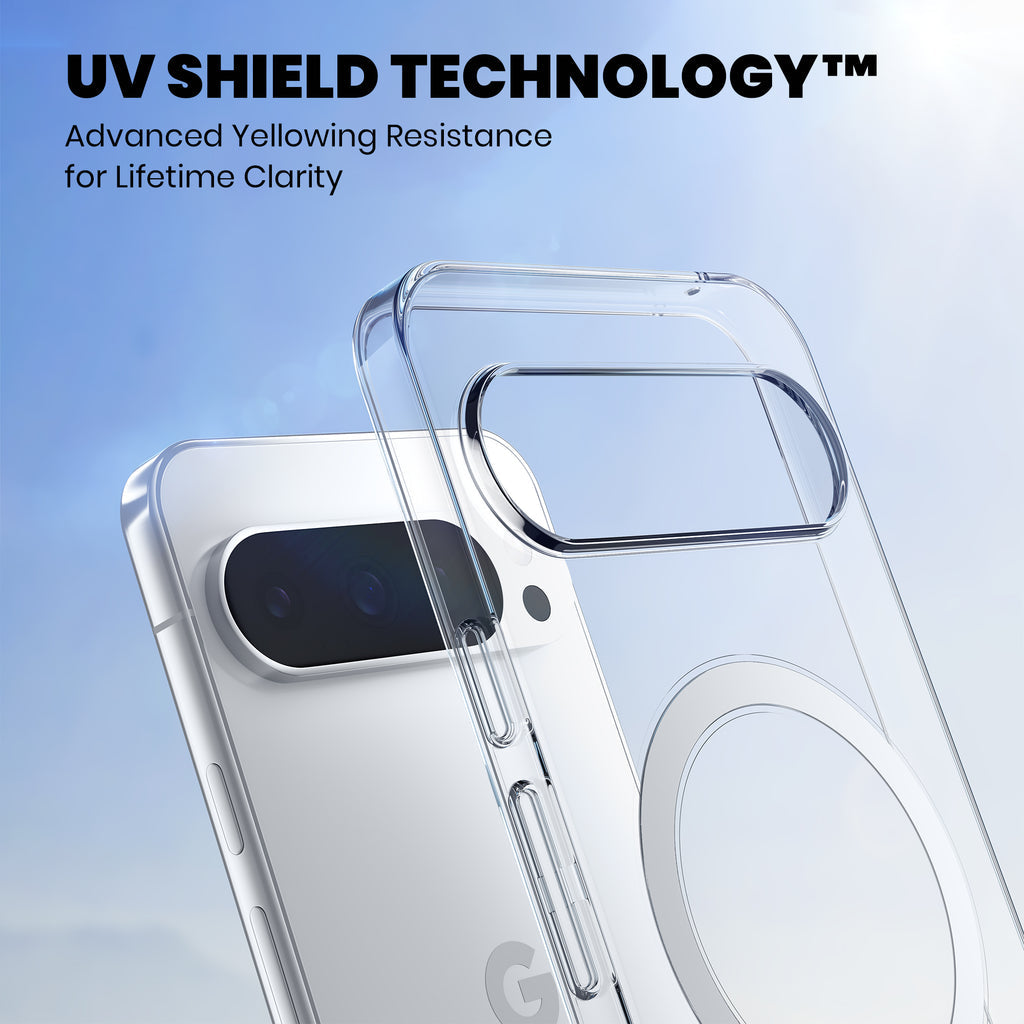 Anti Yellow Magsafe Clear Case for Google Pixel 9 Pro XL