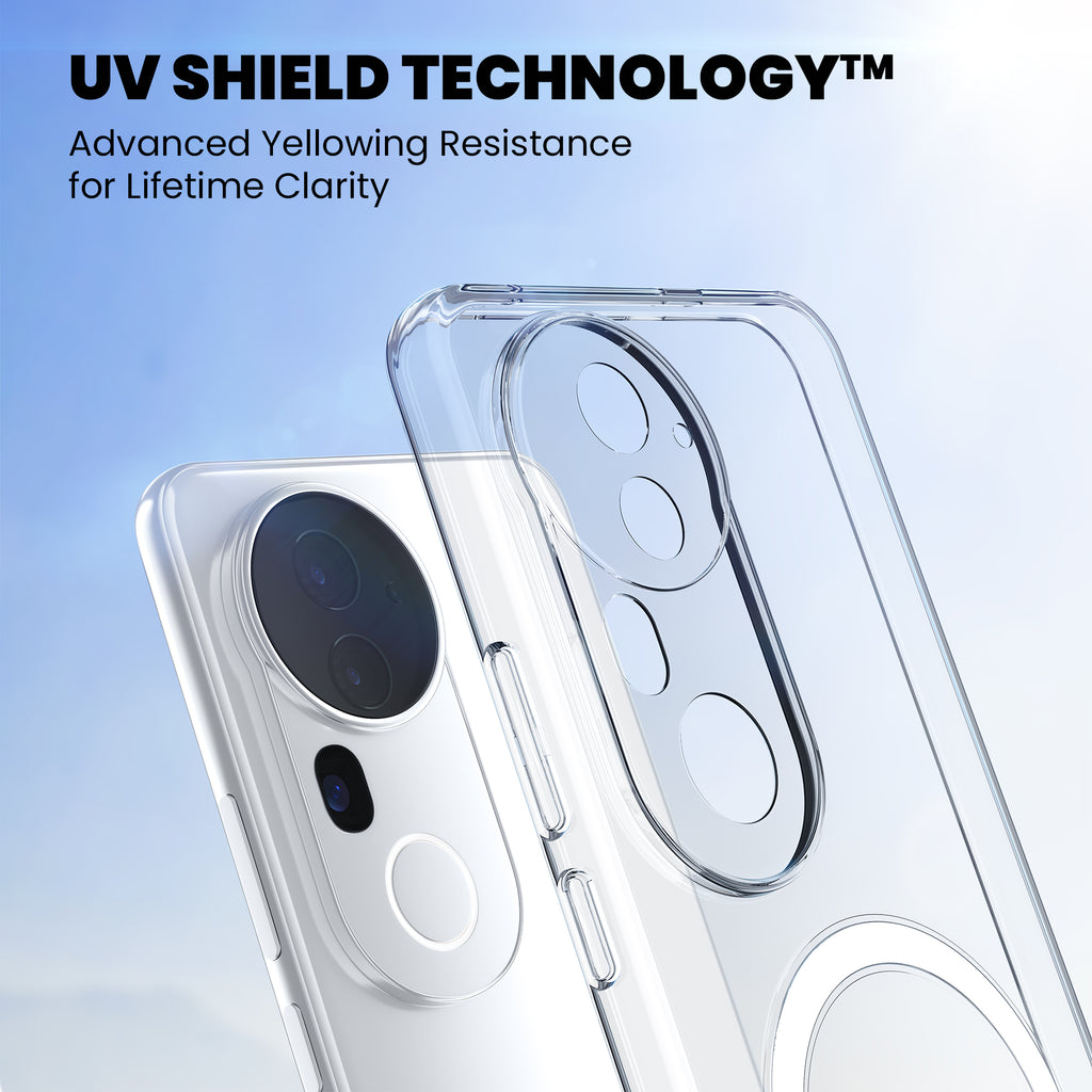 Anti Yellow Magsafe Clear Case for Vivo V50