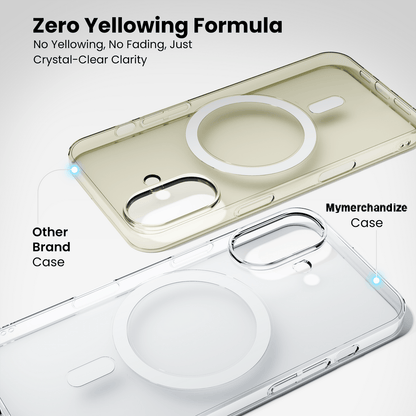 Anti Yellow Magsafe Clear Case for iPhone 16