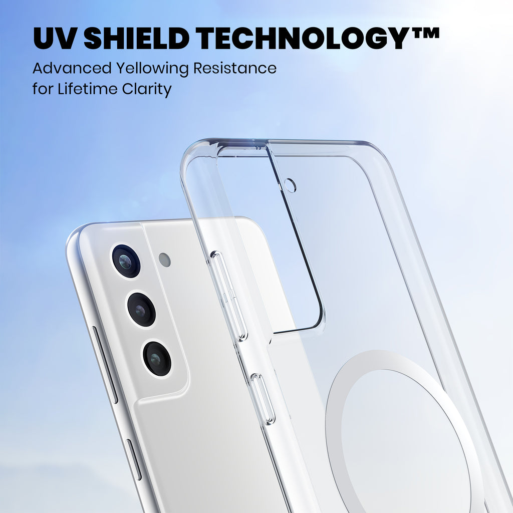 Anti Yellow Magsafe Clear Case for Samsung Galaxy S22 Plus 5G