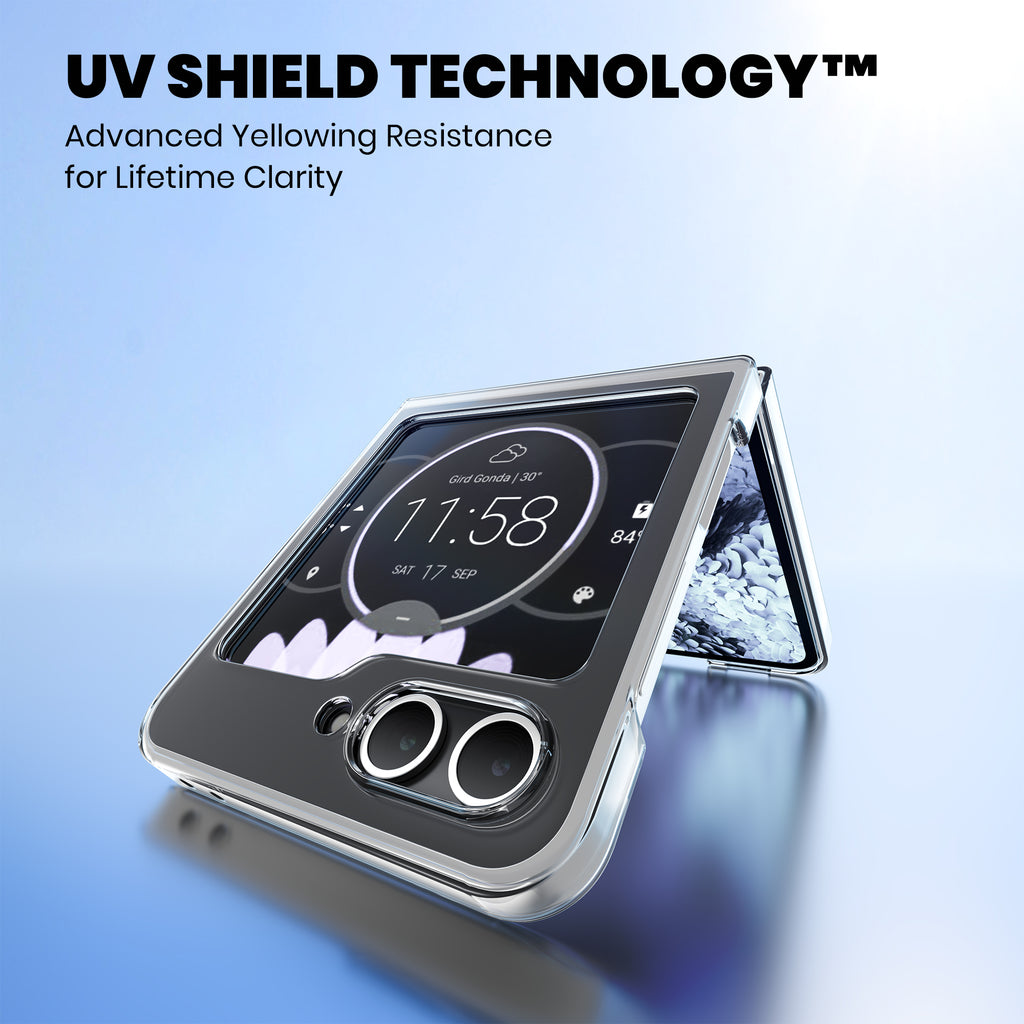 Anti Yellow Magsafe Clear Case for Samsung  Galaxy Z Flip 7