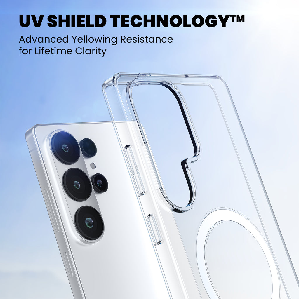 Anti Yellow Magsafe Clear Case for Samsung Galaxy S26 Ultra