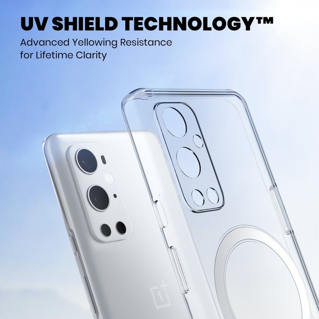 Anti Yellow Magsafe Clear Case for OnePlus 9