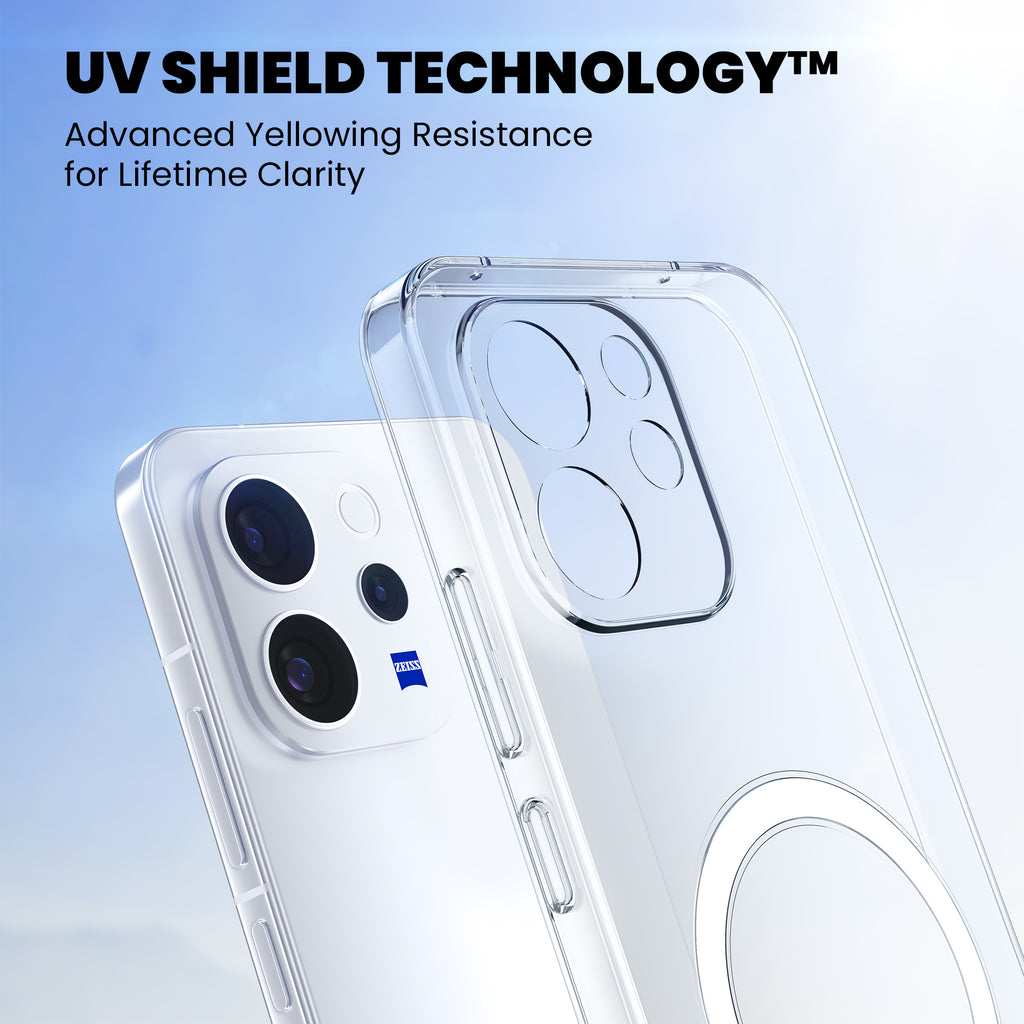 Anti Yellow Magsafe Clear Case for Vivo V70