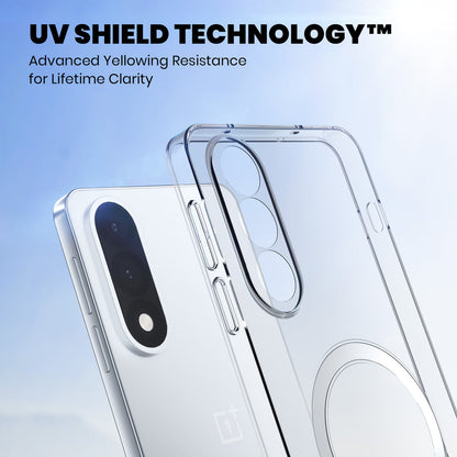 Anti Yellow Magsafe Clear Case for OnePlus Nord CE 5G