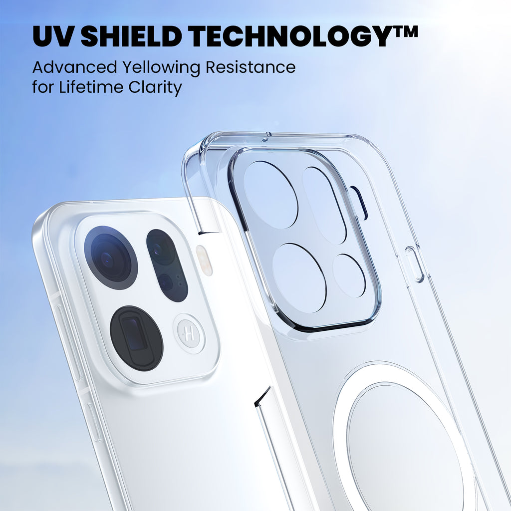 Anti Yellow Magsafe Clear Case for Oppo A5 5G