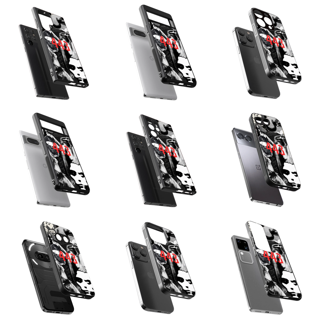 Durable Glass Back Mobile Case for iPhone, Samsung, OnePlus, Google Pixel, Redmi, Vivo, Oppo