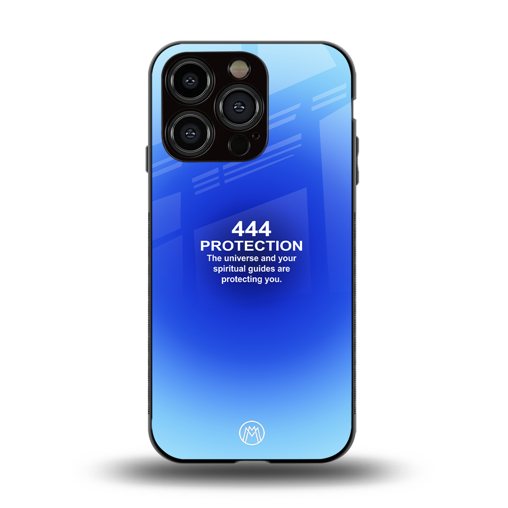 444 protection back phone cover | glass case for iphone 13 pro