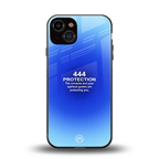 444 protection back phone cover | glass case for iphone 13