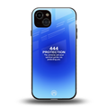 444 protection back phone cover | glass case for iphone 15 plus