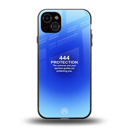 444 protection back phone cover | glass case for iphone 15 plus