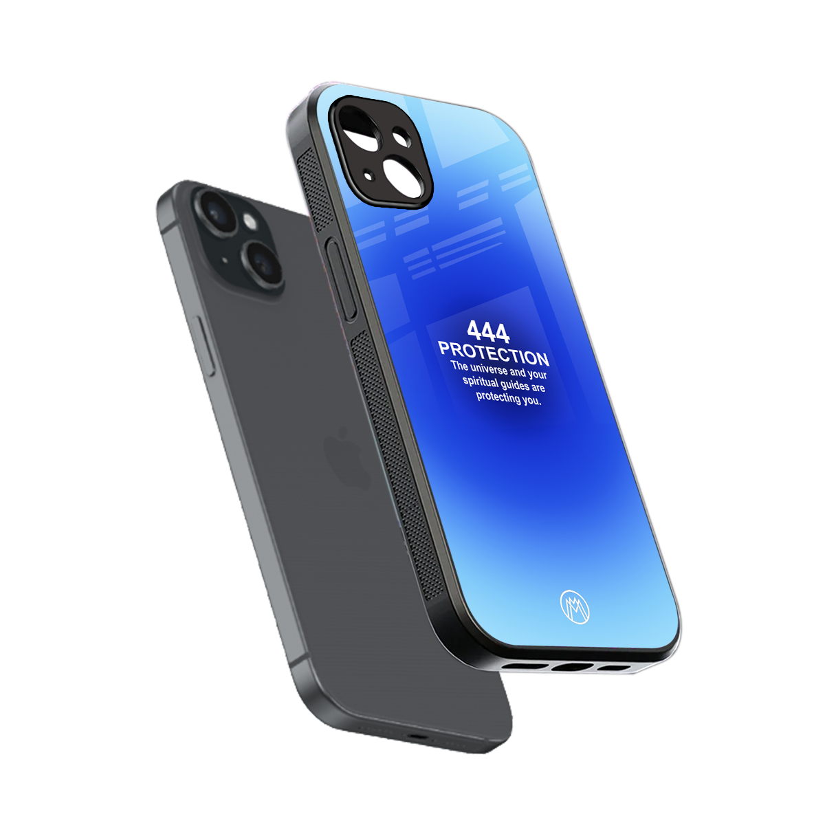 444 protection back phone cover | glass case for iphone 15 plus
