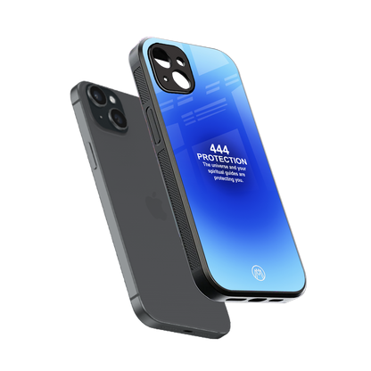 444 protection back phone cover | glass case for iphone 15 plus