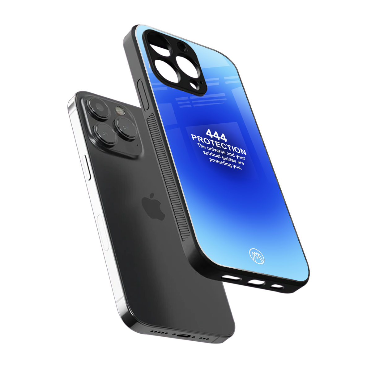 444 protection back phone cover | glass case for iphone 15 pro max