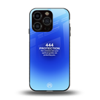 444 protection back phone cover | glass case for iphone 15 pro