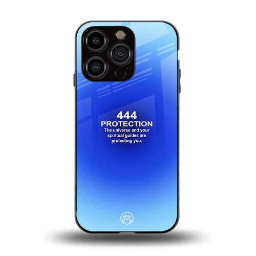 444 protection back phone cover | glass case for iphone 15 pro