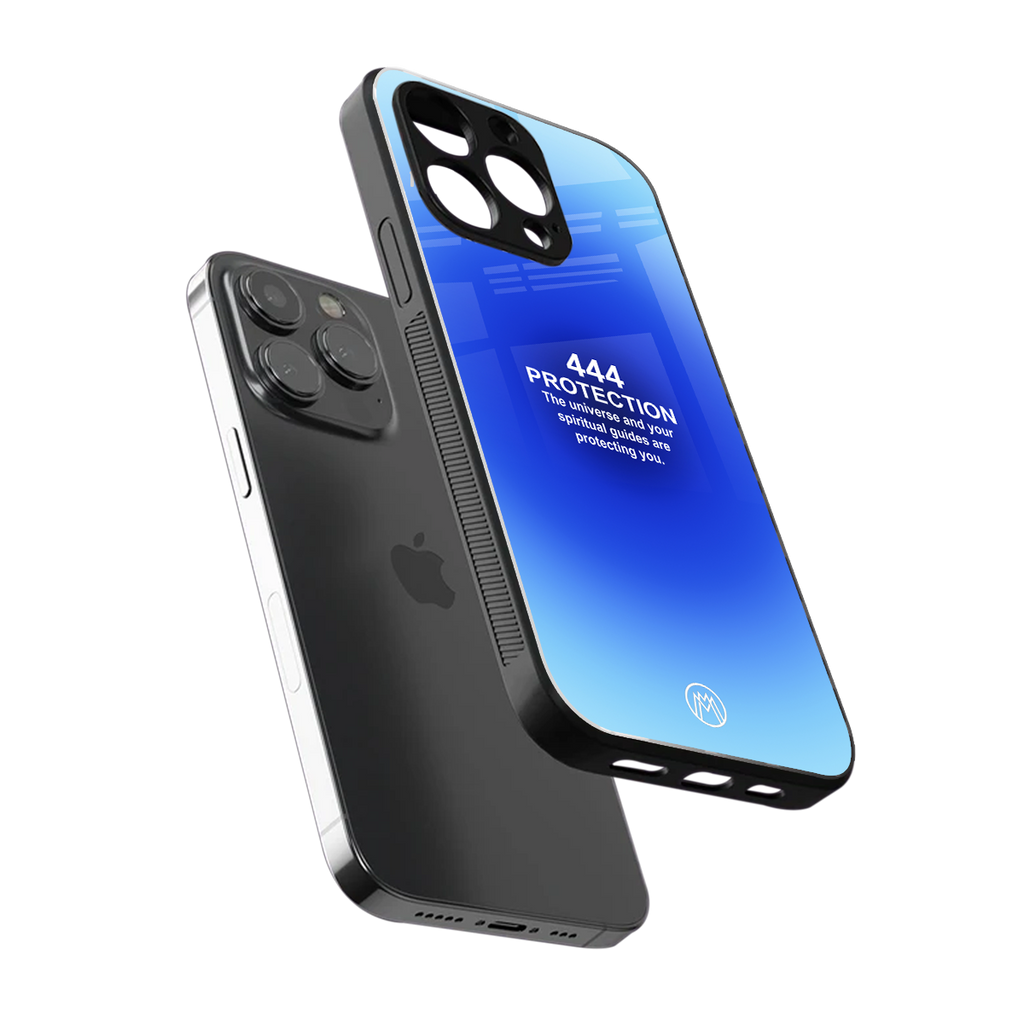 444 protection back phone cover | glass case for iphone 15 pro