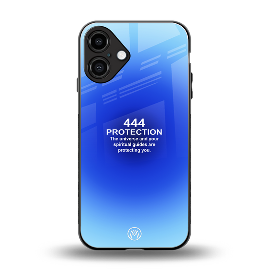444 protection back phone cover | glass case for iphone 16 plus