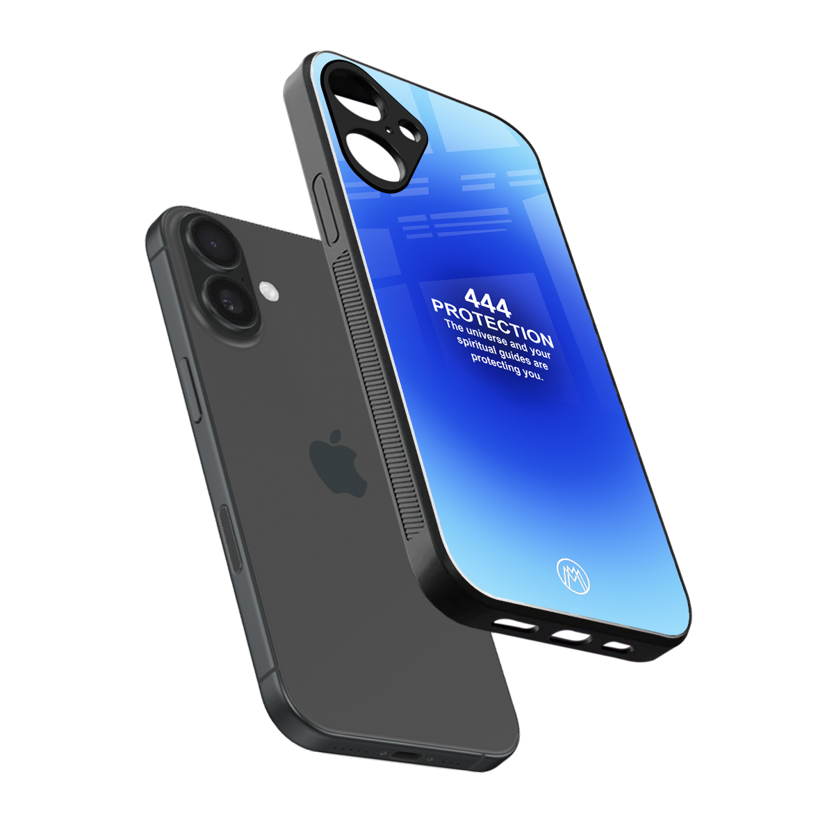 444 protection back phone cover | glass case for iphone 16 plus