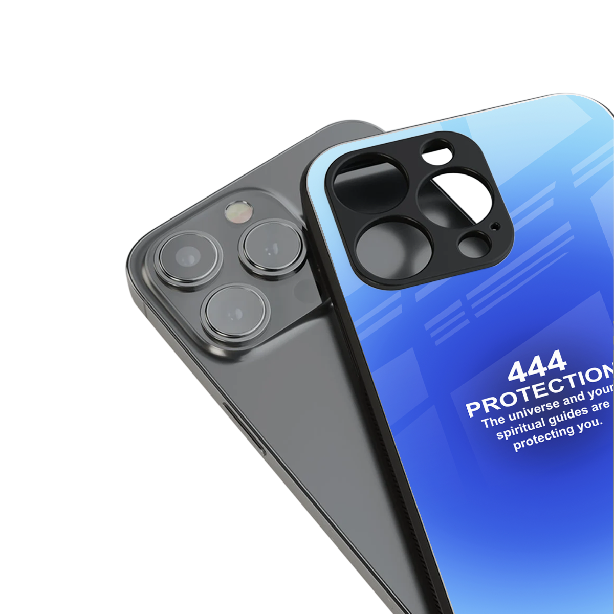 444 protection back phone cover | glass case for iphone 13 pro