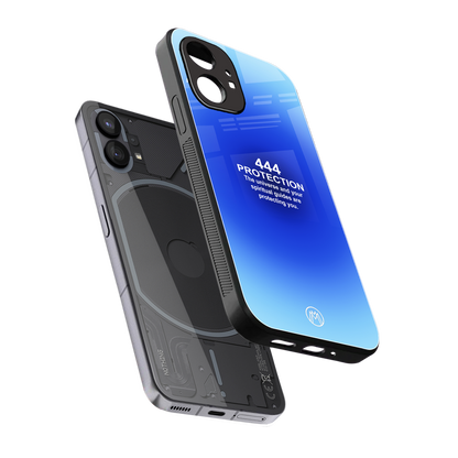 444 protection back phone cover | glass case for nothing phone 1