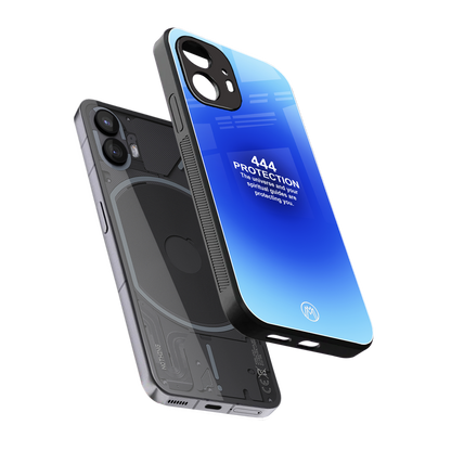 444 protection back phone cover | glass case for nothing phone 2