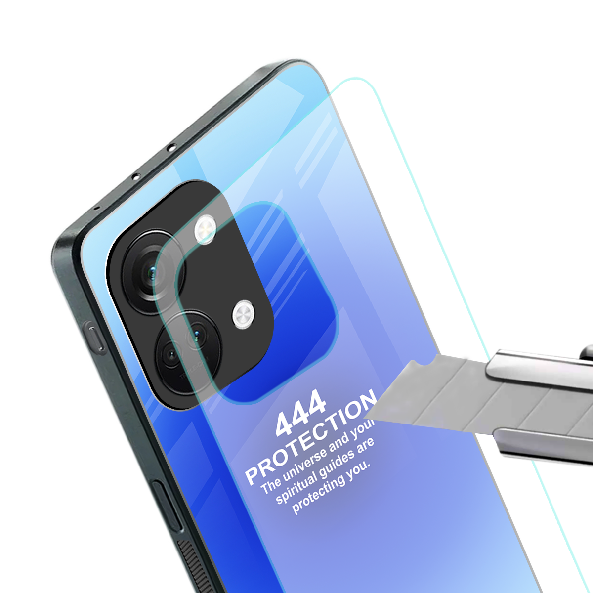 444 protection back phone cover | glass case for oneplus nord 3