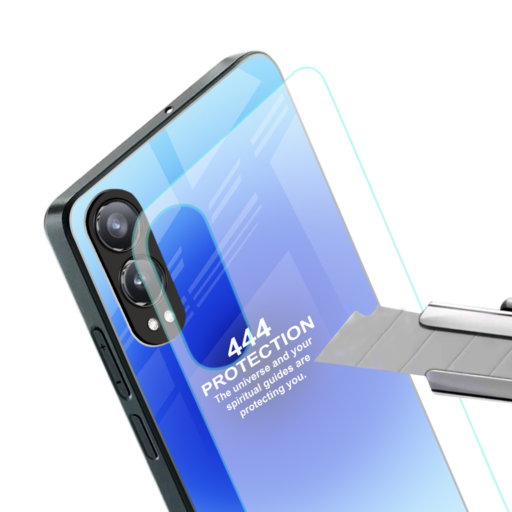444 protection back phone cover | glass case for oneplus nord ce 4 lite