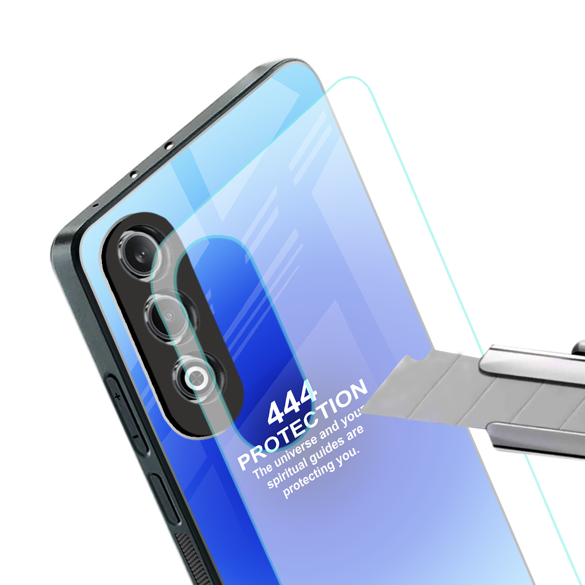 444 protection back phone cover | glass case for oneplus nord ce 4
