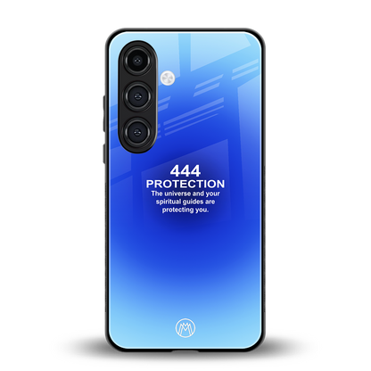 444 protection back phone cover | glass case for samsung galaxy s24 plus