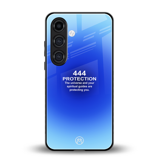 444 protection back phone cover | glass case for samsung galaxy s24 plus
