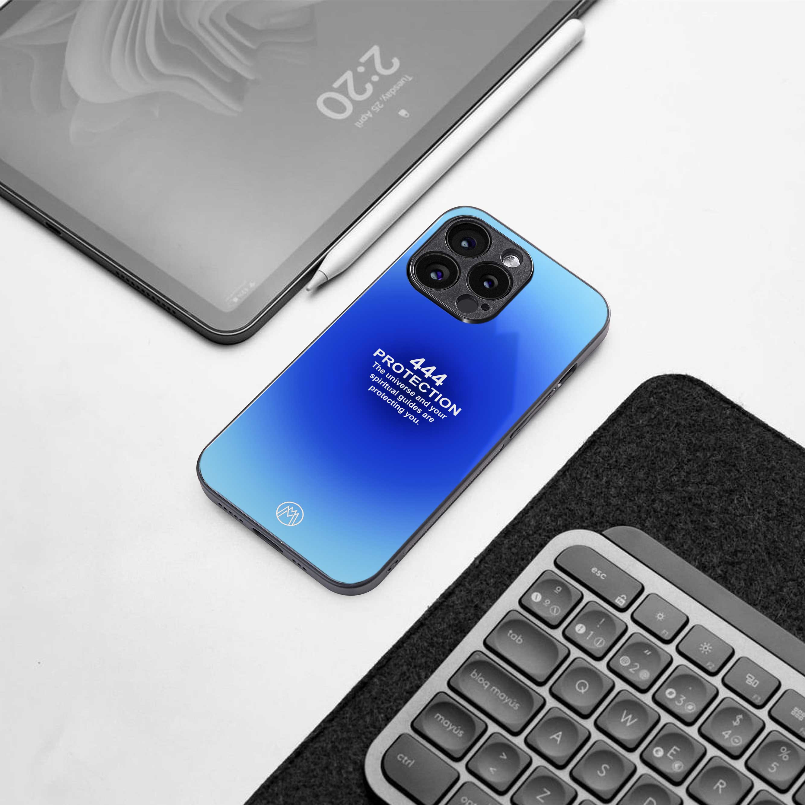 444 protection back phone cover | glass case for nothing phone 2