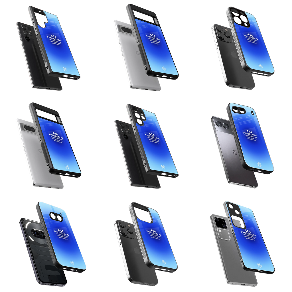 Durable Glass Back Mobile Case for iPhone, Samsung, OnePlus, Google Pixel, Redmi, Vivo, Oppo