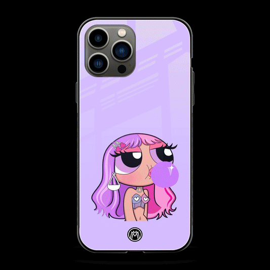 Purple Chic Powerpuff Girls Phone Cover | Glass Case