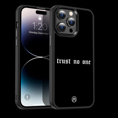 Trust No One Aesthetic Quote Phone Cover | MagSafe Case