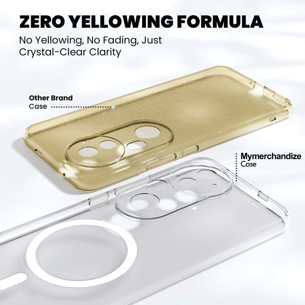 Anti Yellow Magsafe Clear Case for Vivo V50e