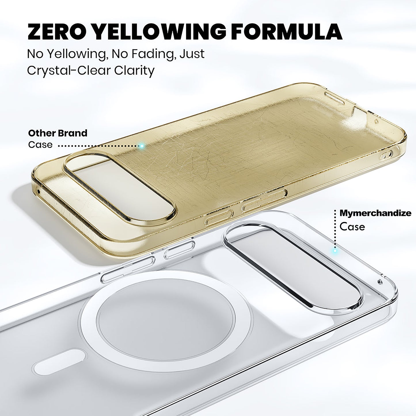 Anti Yellow Magsafe Clear Case for Google Pixel 9