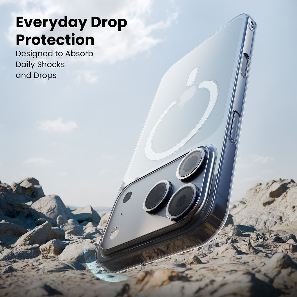 Anti Yellow Magsafe Clear Case for iPhone 17 Pro Max