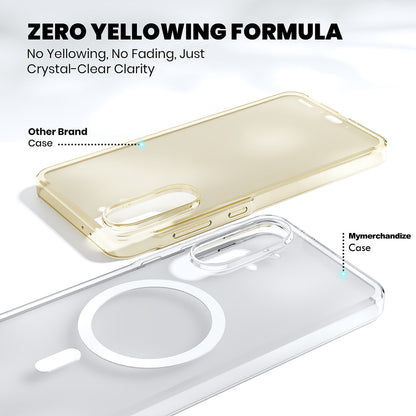 Anti Yellow Magsafe Clear Case for Samsung Galaxy A26 5G