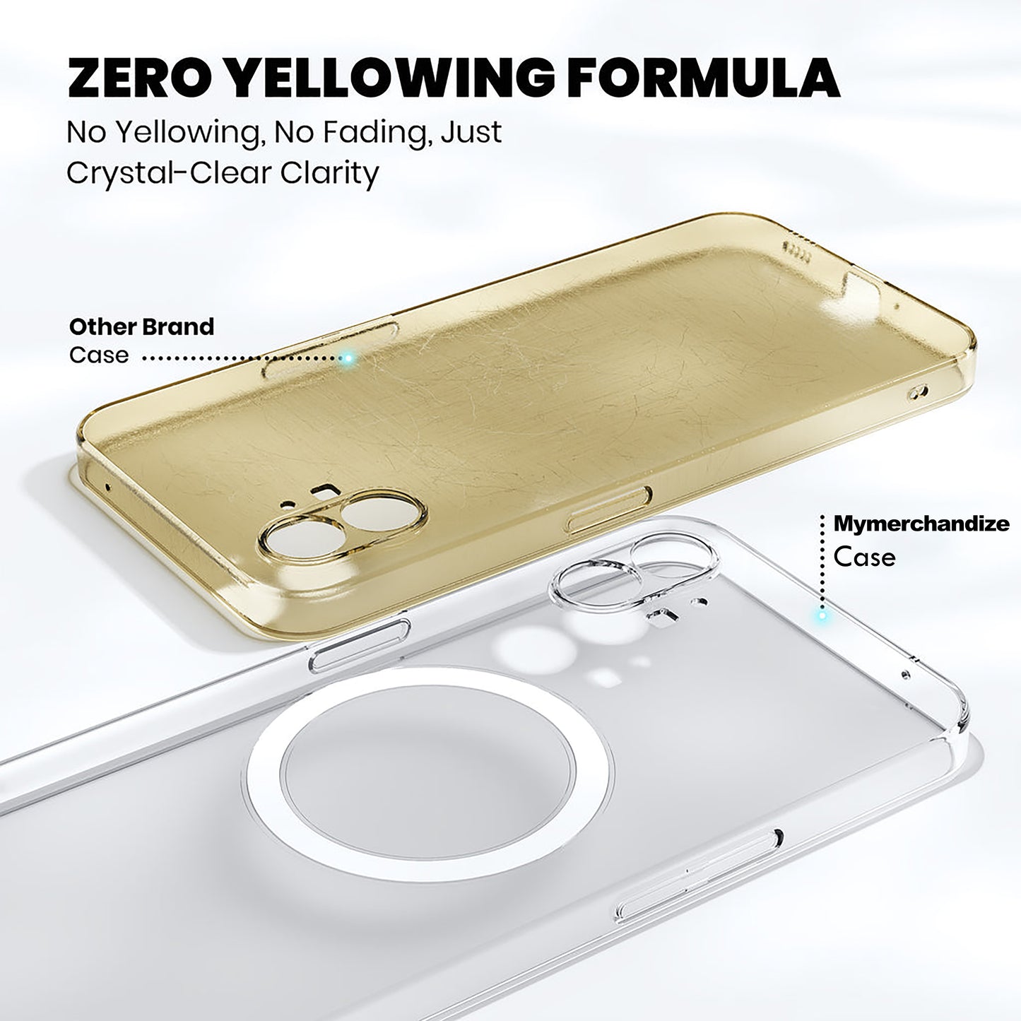 Anti Yellow Magsafe Clear Case for Nothing Phone 1