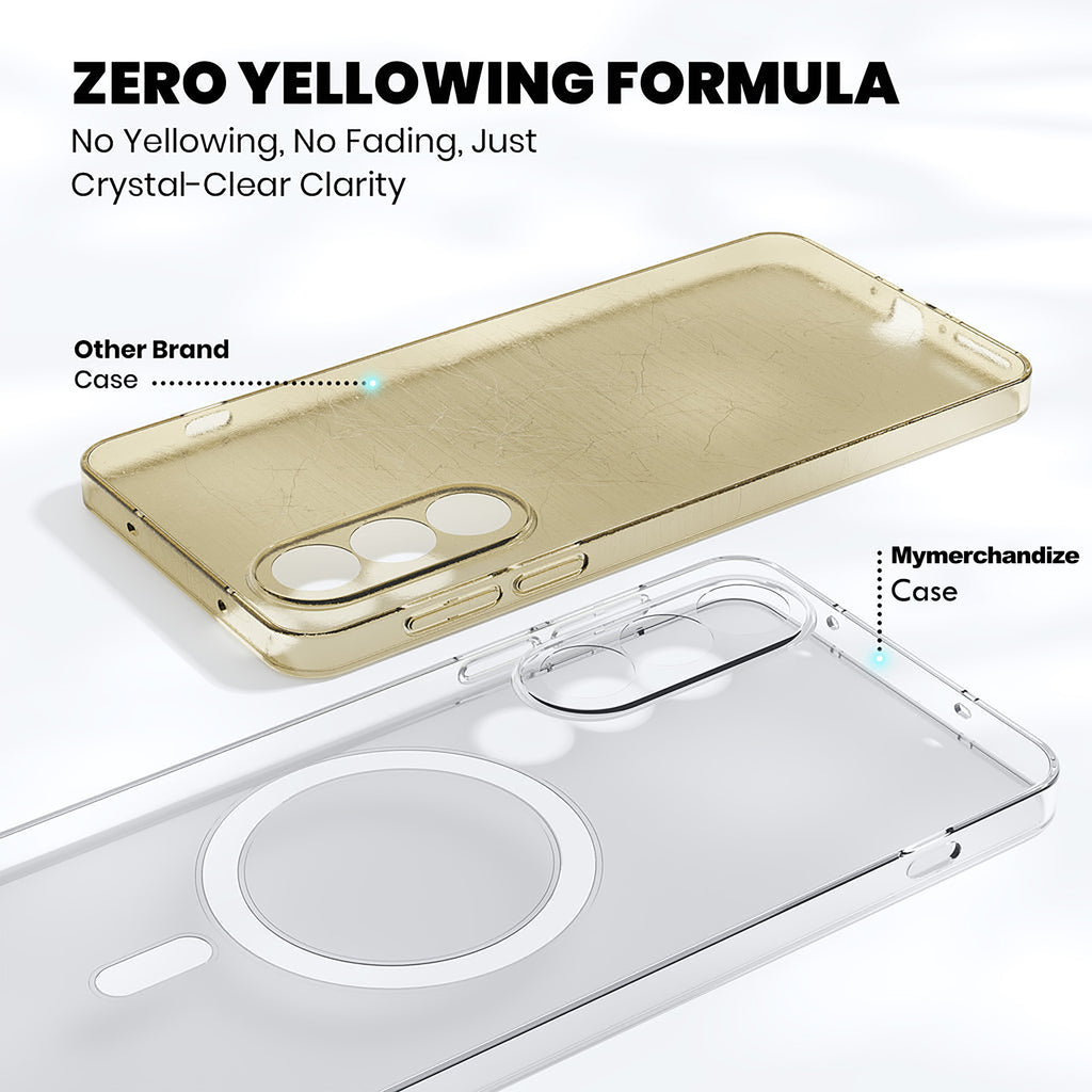 Anti Yellow Magsafe Clear Case for OnePlus Nord AC2001