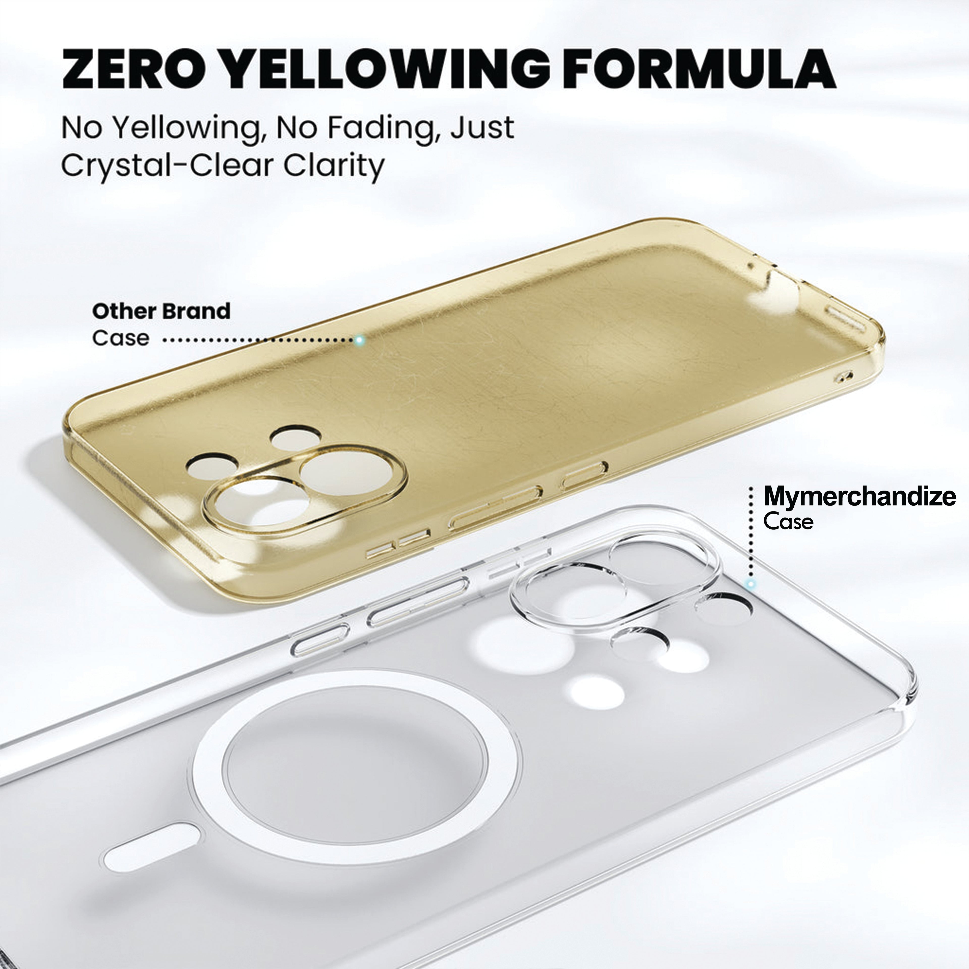 Anti Yellow Magsafe Clear Case for Oppo K13X 5G