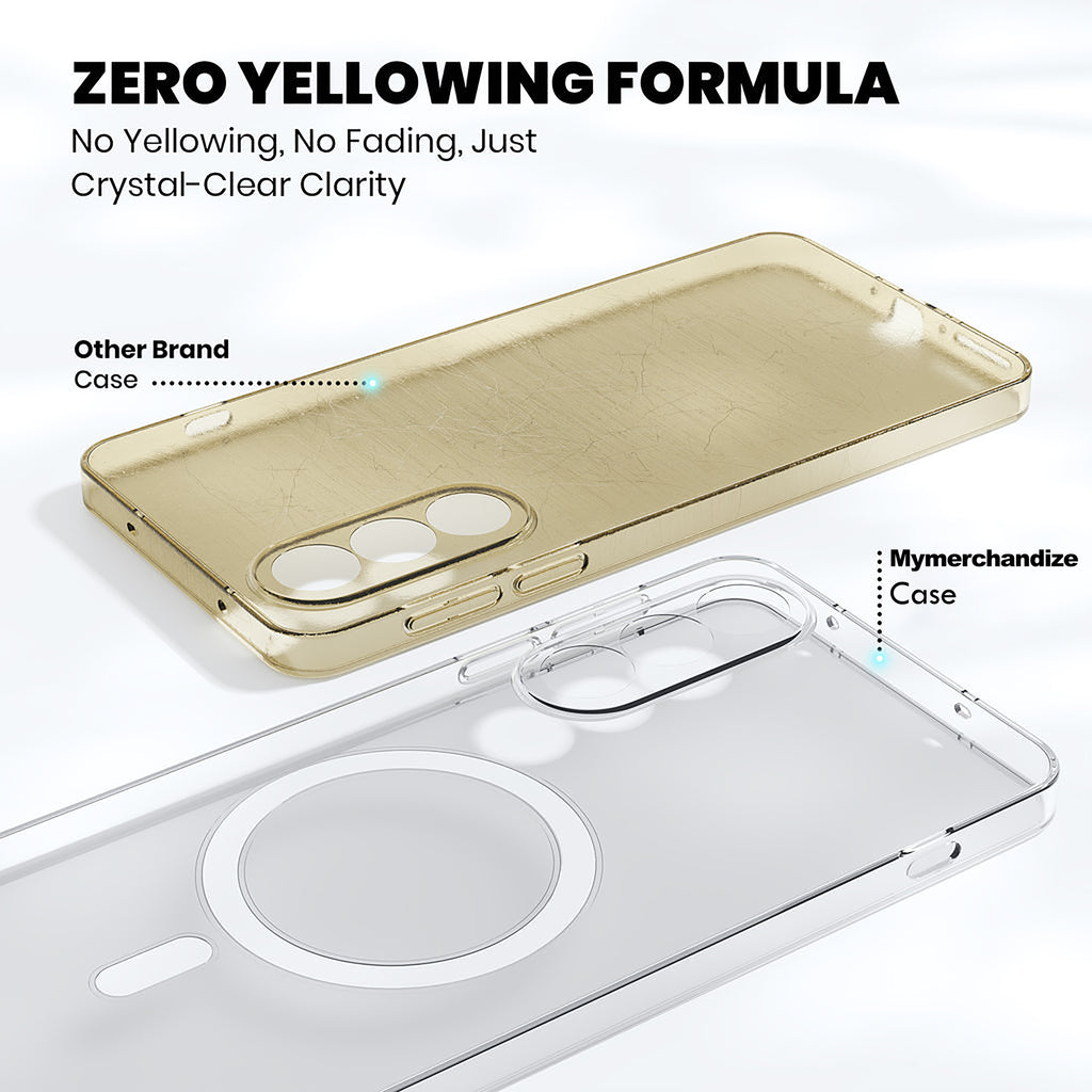 Anti Yellow Magsafe Clear Case for OnePlus Nord 5