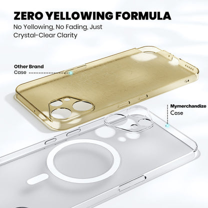 Anti Yellow Magsafe Clear Case for CMF Nothing Phone 1